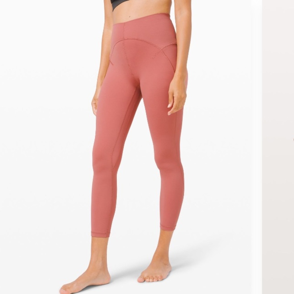 lululemon unlimit high-rise tight 25” in brier rose